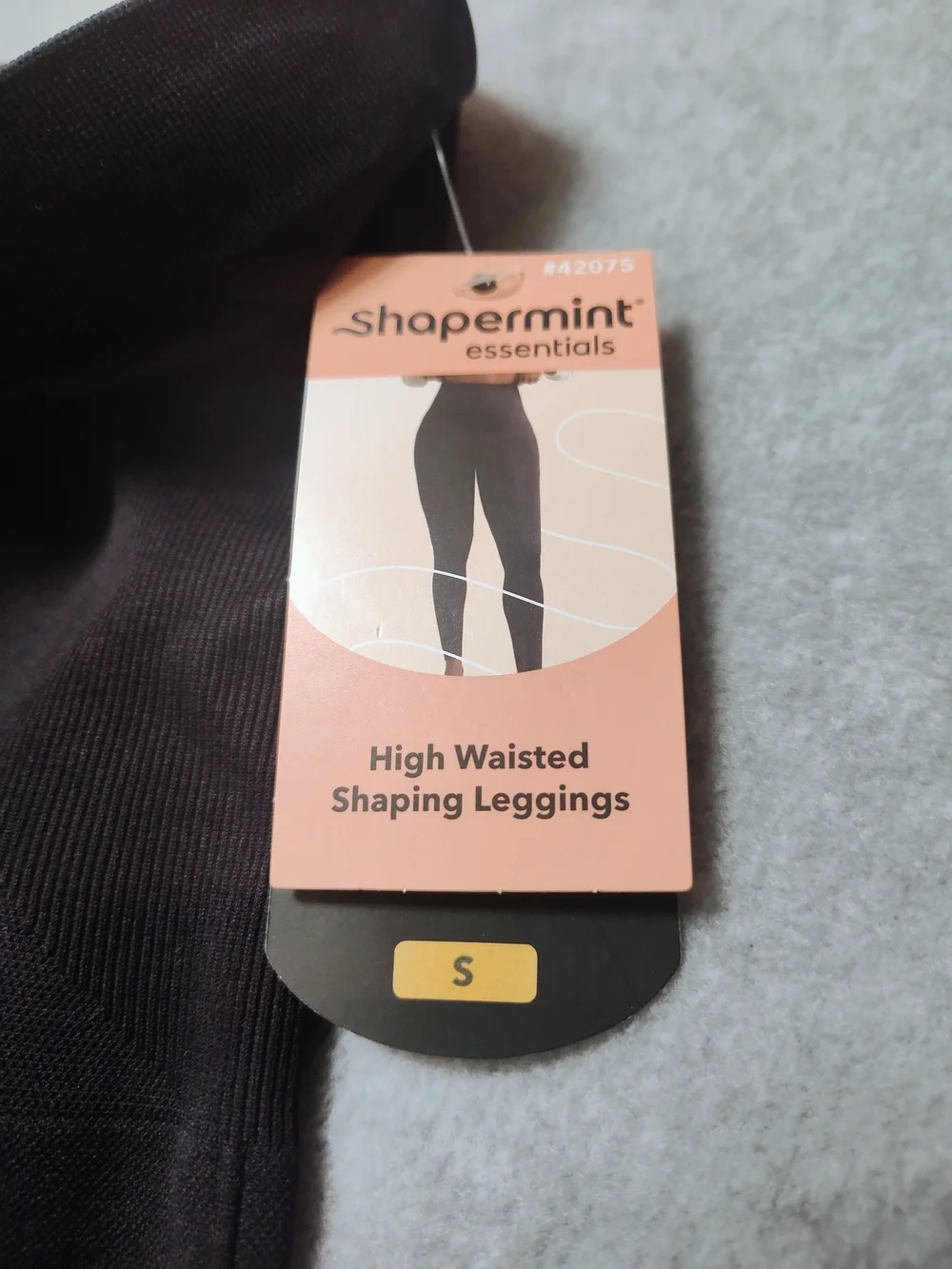 Shapermint Essentials High-Waisted Sculpting Leggings - Black Womens